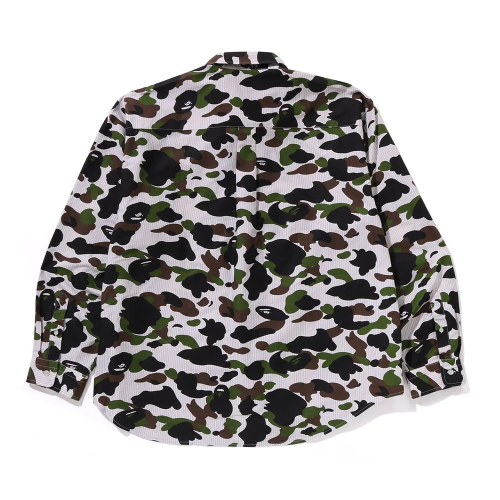 베이프 셔츠 1ST CAMO STRIPE RELAXED FIT LS SHIRT 1L30-131-008 - 상세 이미지 2