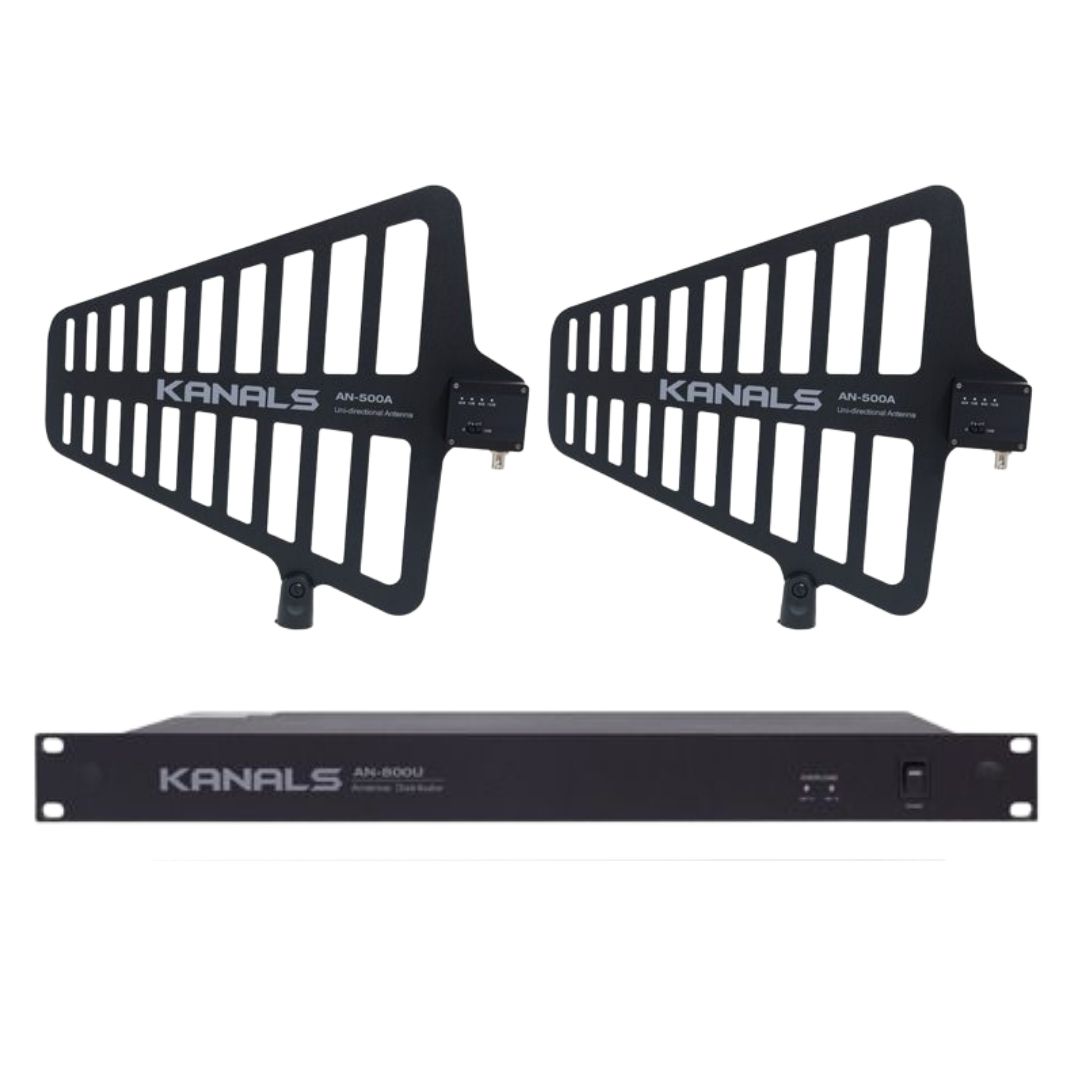 카날스 AN-500A+AN-800U 무선마이크 안테나 분배기 증폭기세트 - 상품 이미지