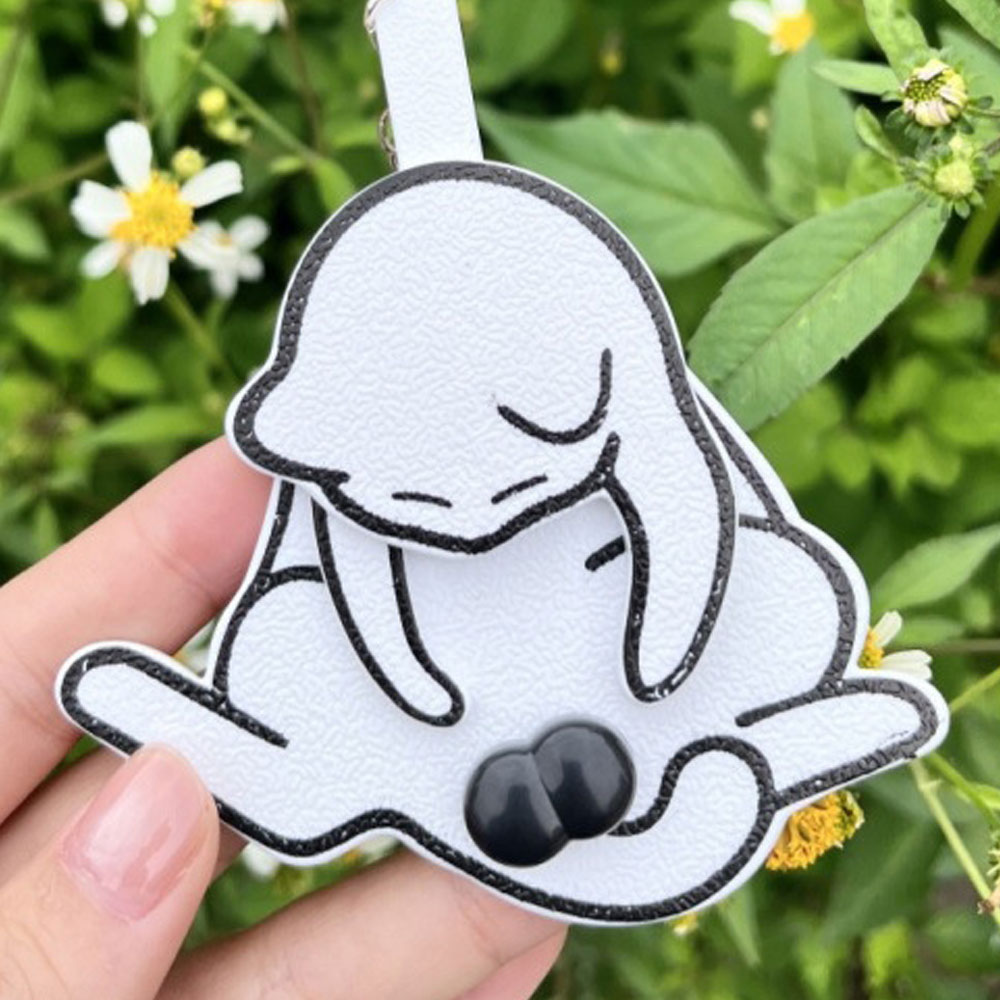 고양이키링 인형 아크릴 커플 클리커 딸깍이 클릭커 가방꾸미기 - 상품 이미지