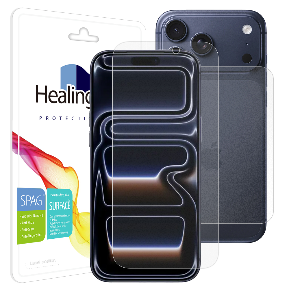 아이폰17 프로맥스 슈페리어 저반사 액정보호필름 1매 후면1매