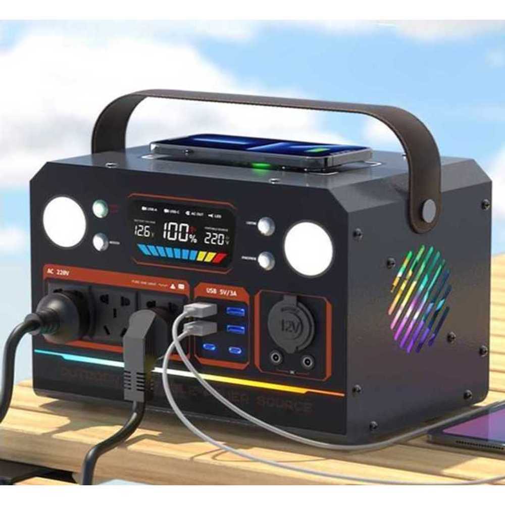 파워뱅크 배터리 차박 올인원 밧데리 카라반 220v 1100W - 상품 이미지