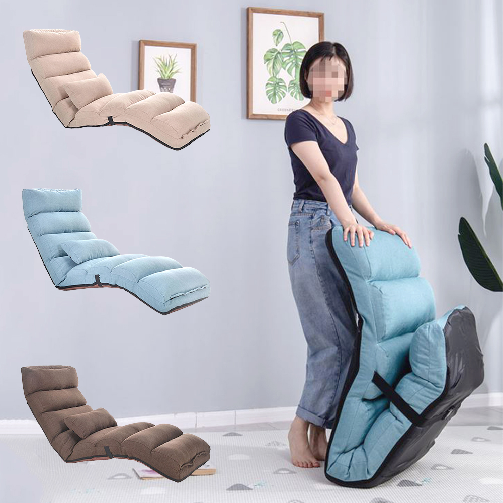 접이식 1인 롱침대 푹신한 커버분리형 리클라이너