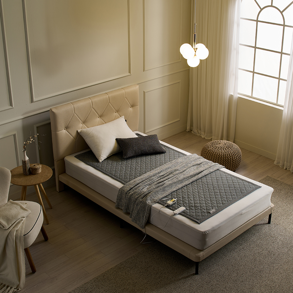 일월 카본 탄소매트 전자파없는 전기매트 전기요 싱글 1인용