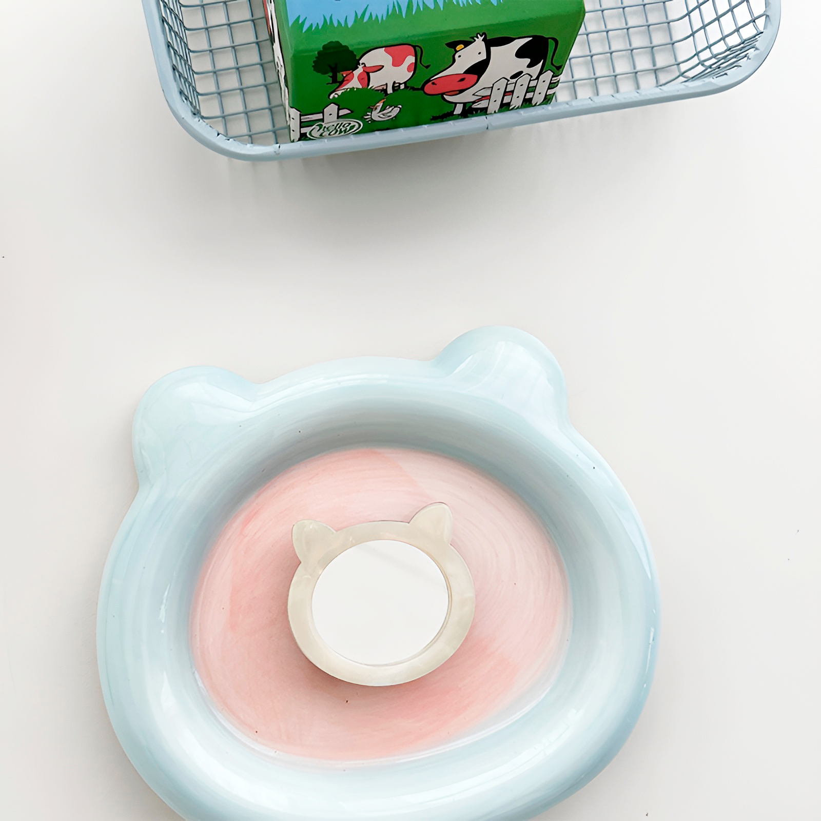 자개 조각 거울 그립 톡 아크릴 조개 미러 스티커 맥세이프 호환 자석 - 상세 이미지 5