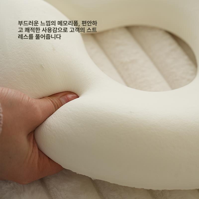 얼굴 마사지 쿠션 구멍 베개 미용샵 스파용 편안한 지지 패드 그린 플레인 제이드 - 상세 이미지 4