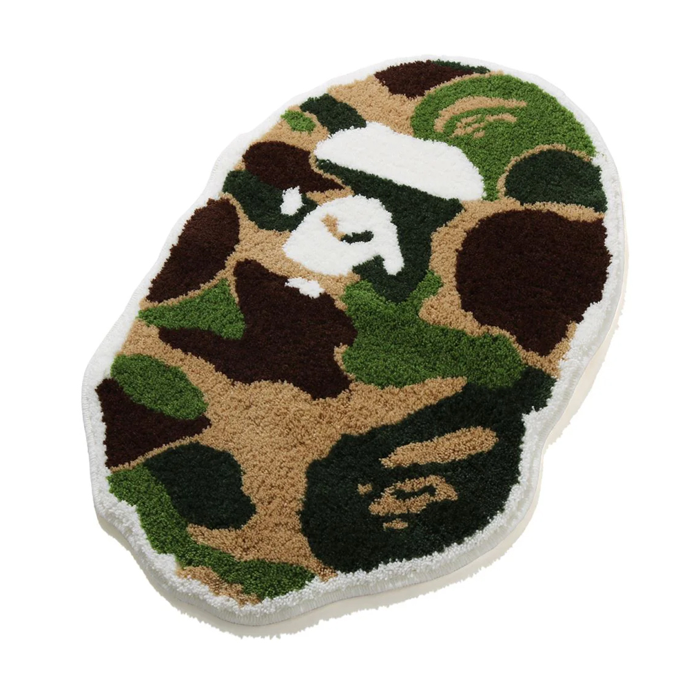 베이프 러그 ABC CAMO APE HEAD RUG MAT 1H30-182-032 - 상세 이미지 2