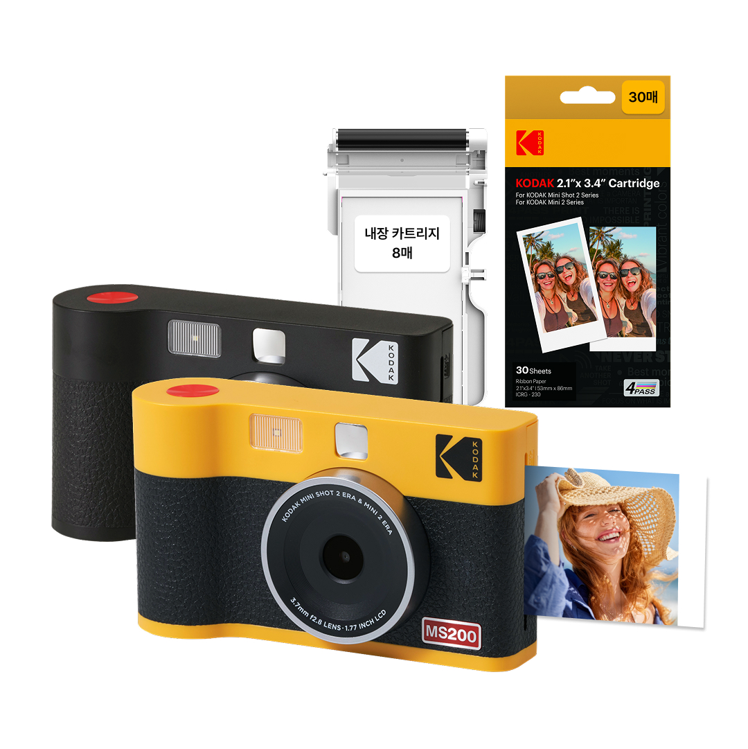 코닥 포토프린터 필름카메라+카트리지 38매 번들 2인치 ERA