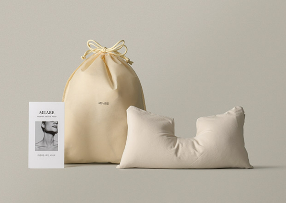 미아르 에스테틱 목주름 방지 얼굴 팔자주름 일자목 거북목 버섯목 낮은 경추 빨아쓰는 베개
