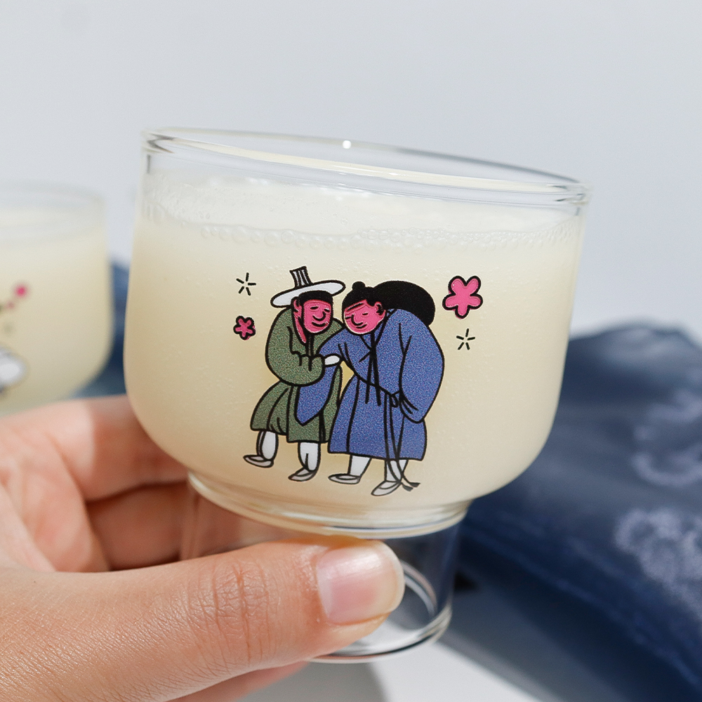 김홍도 변색 막걸리잔 동동주 조는선비 - 상세 이미지 2