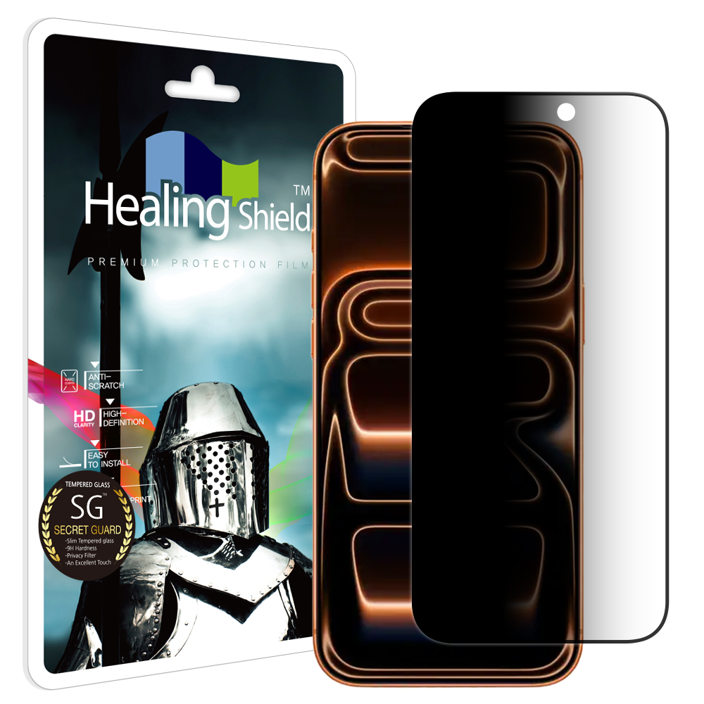 아이폰 사생활 정보보안 강화유리 필름 아이폰17 프로, 1매입