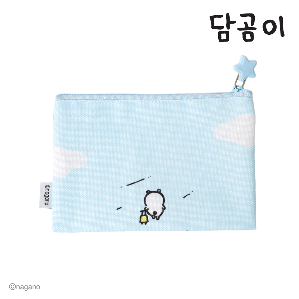 담곰이 사각 하늘 파우치 별 지퍼 미니 농담곰 나가노 굿즈 - 상세 이미지 3