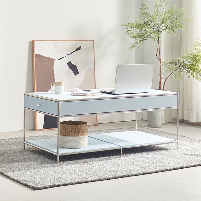 가구의서 미드센추리 모듈 좌식 수납 거실테이블 1200x600x500mm