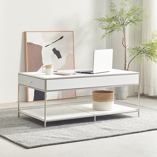 가구의서 미드센추리 모듈 좌식 수납 거실테이블 1200x600x500mm