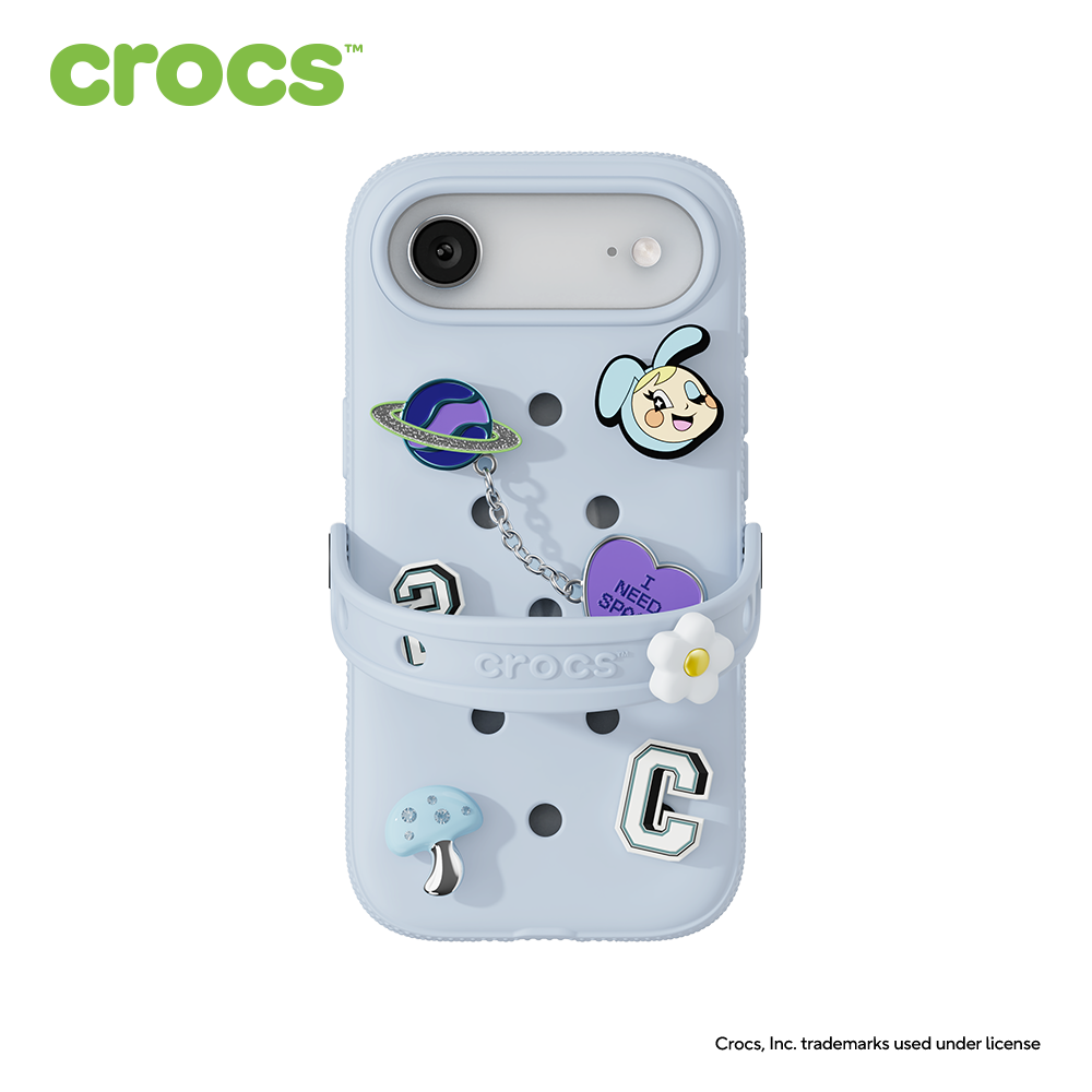 크록스 핸드폰 케이스 for iPhone Series 블루 칼사이트, 아이폰 에어 - 상품 이미지