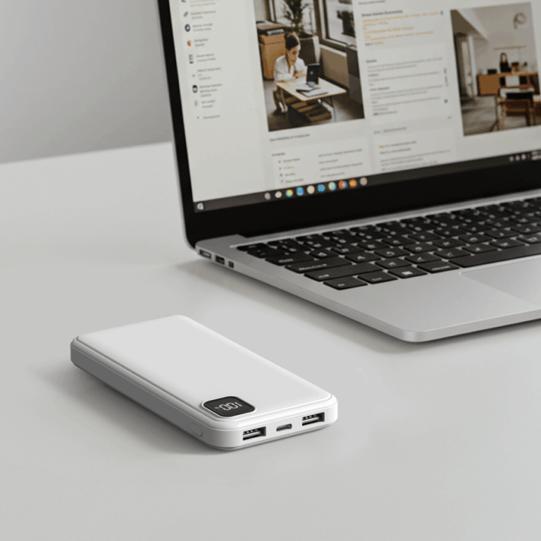 뉴클 에어볼트 PD 22.5W 고속충전 보조배터리 10000mAh, 화이트 - 상세 이미지 2