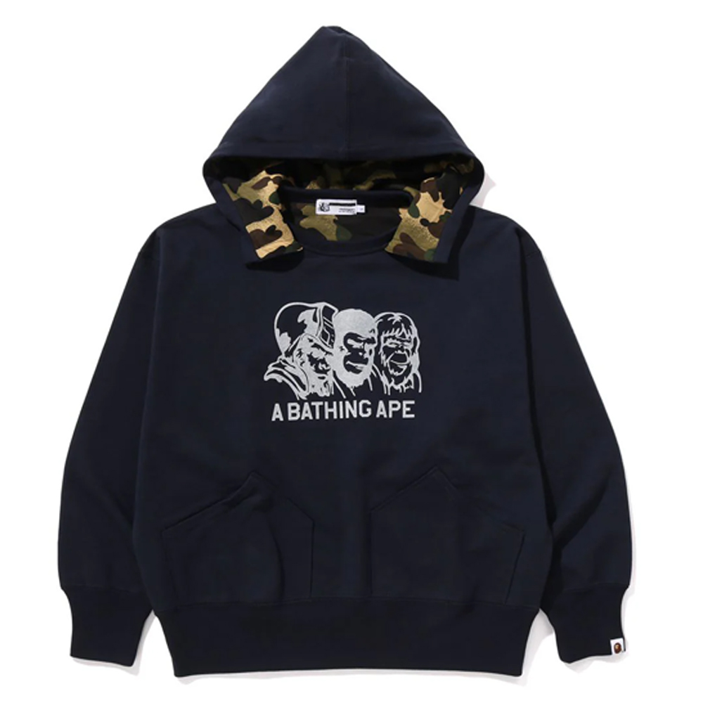 베이프 후드티 A BATHING APE DOUBLE FACE PULLOVER HOODIE BAPE LEGACY 1L70-114-001 - 상세 이미지 2