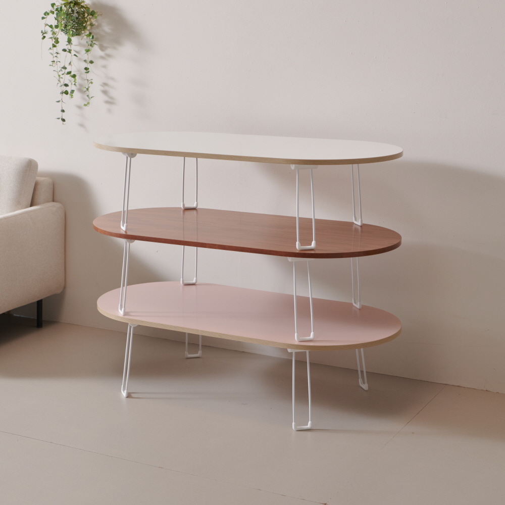 국산 거실 접이식 테이블 간이 식탁 침대 베드 트레이 접는 폴딩 고기 테이블