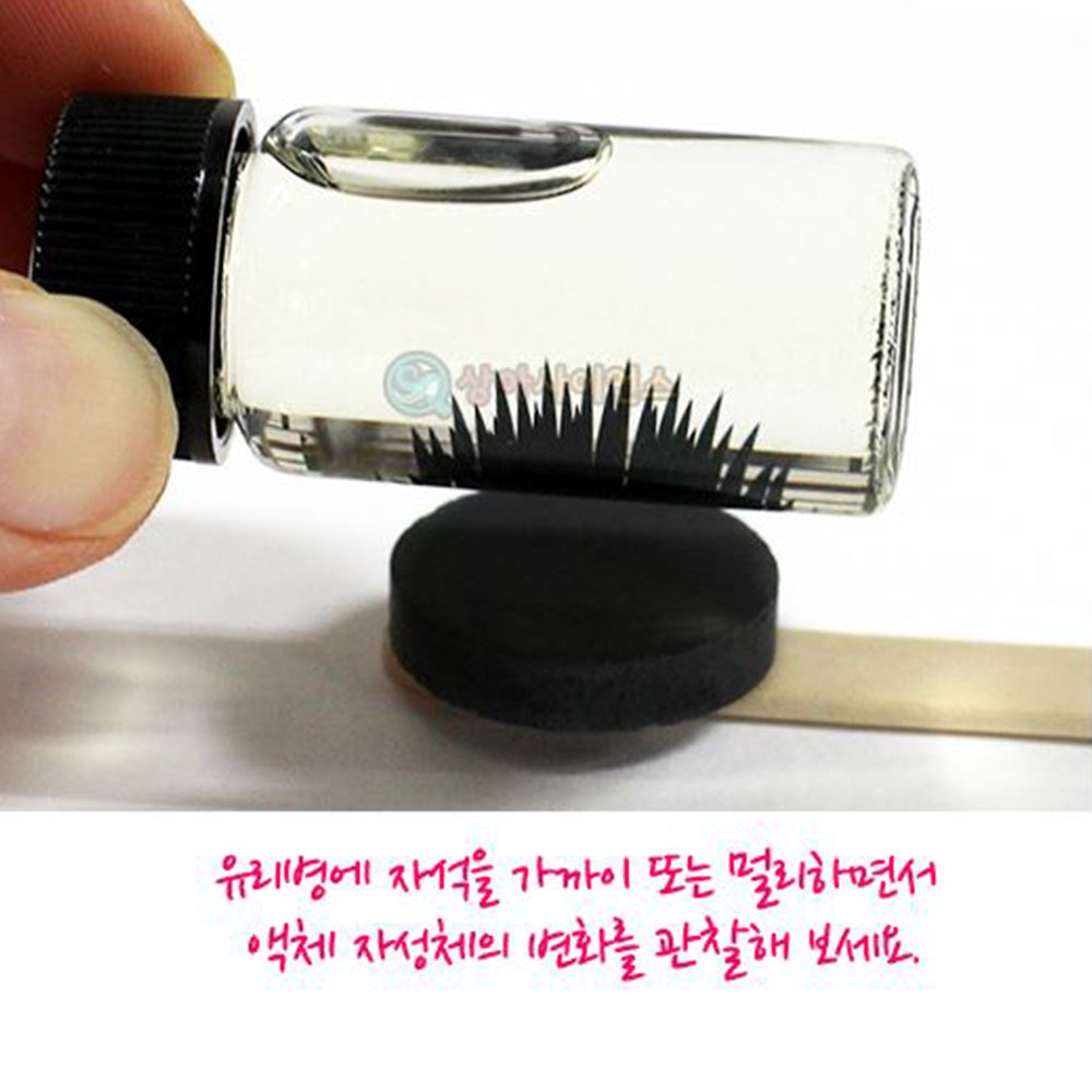 액체자석 만들기 5인세트 과학실험키트 이온화용액 자성체실험 나노입자 자기장교구 자기력도구 - 상세 이미지 3