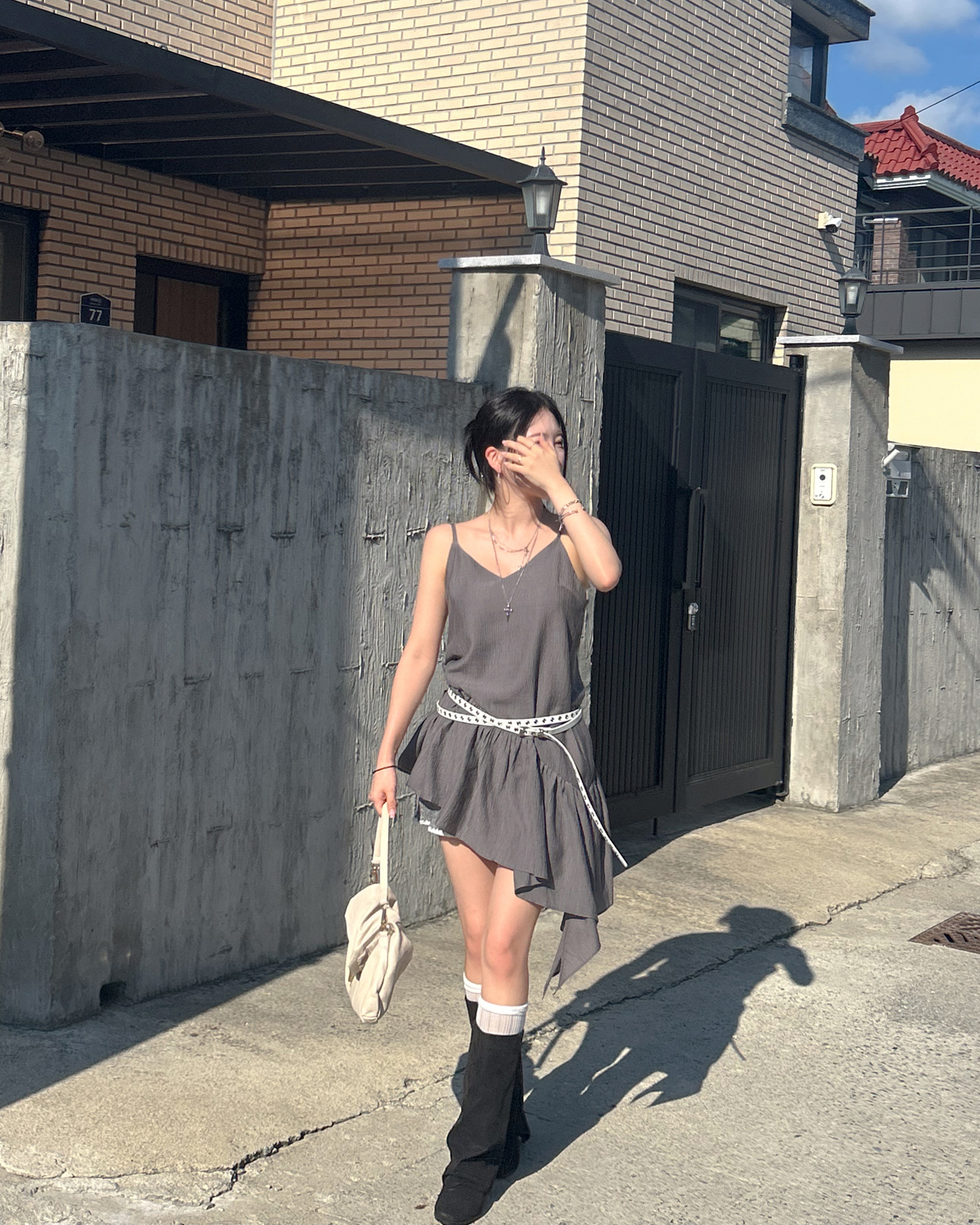 두줄아일렛벨트 슬림벨트 롱벨트 이미지 6