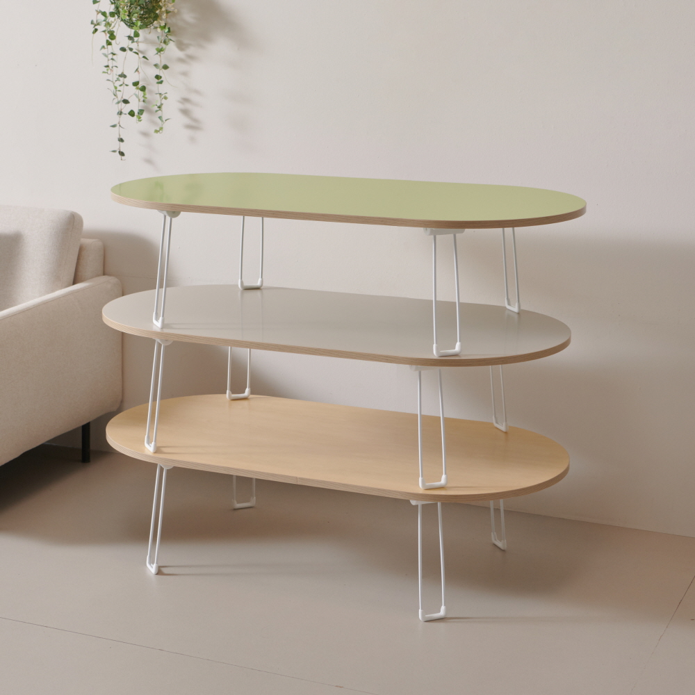 국산 거실 접이식 테이블 간이 식탁 침대 베드 트레이 접는 폴딩 고기 테이블