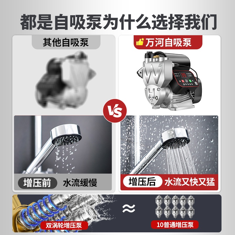 수도 가압펌프 워터펌프 고압 지하수 저소음 수압상승 급수 - 상세 이미지 2