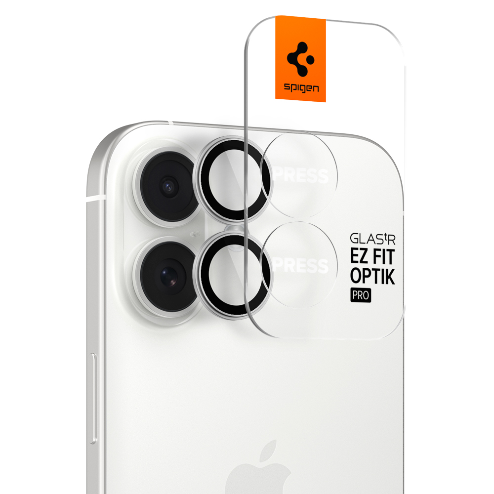 강화유리 카메라 보호 필름 옵틱프로 아이폰17 실버, 2매입