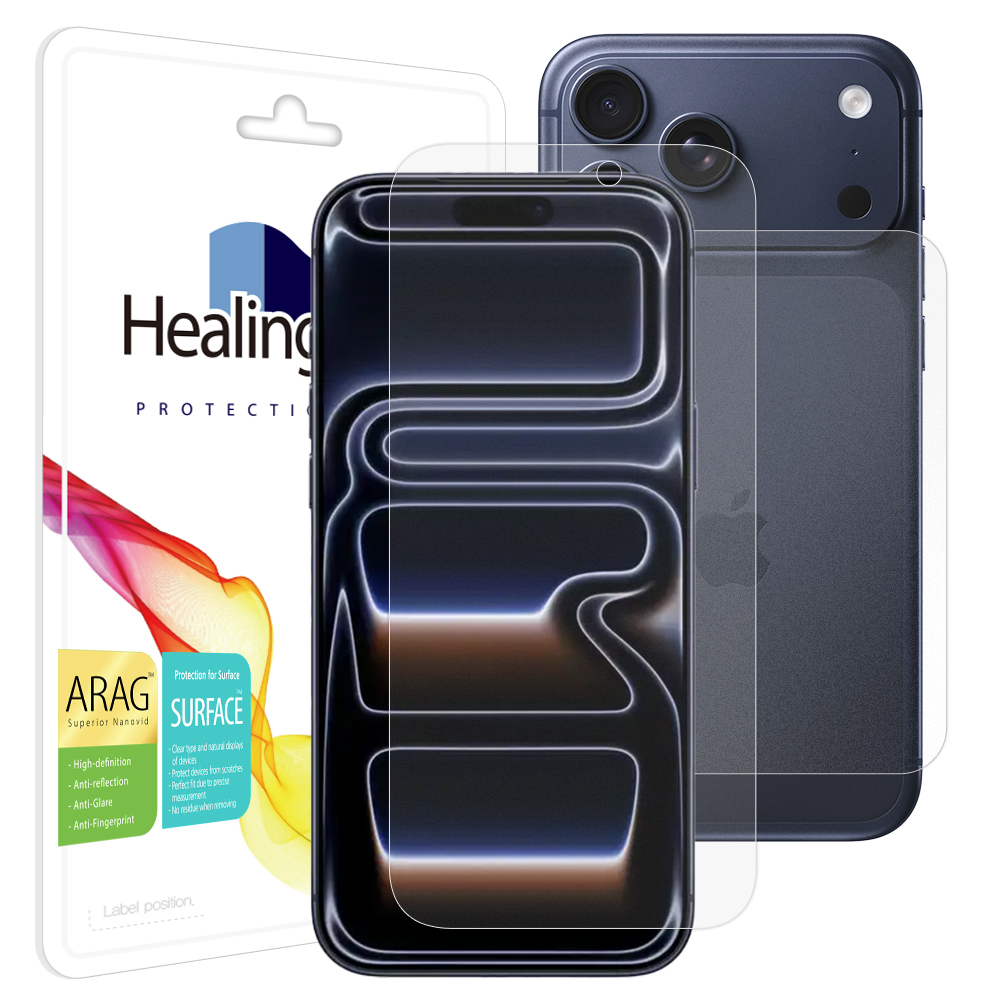 아이폰17 프로맥스 ARAG 고화질 저반사 액정보호필름 1매 후면1매
