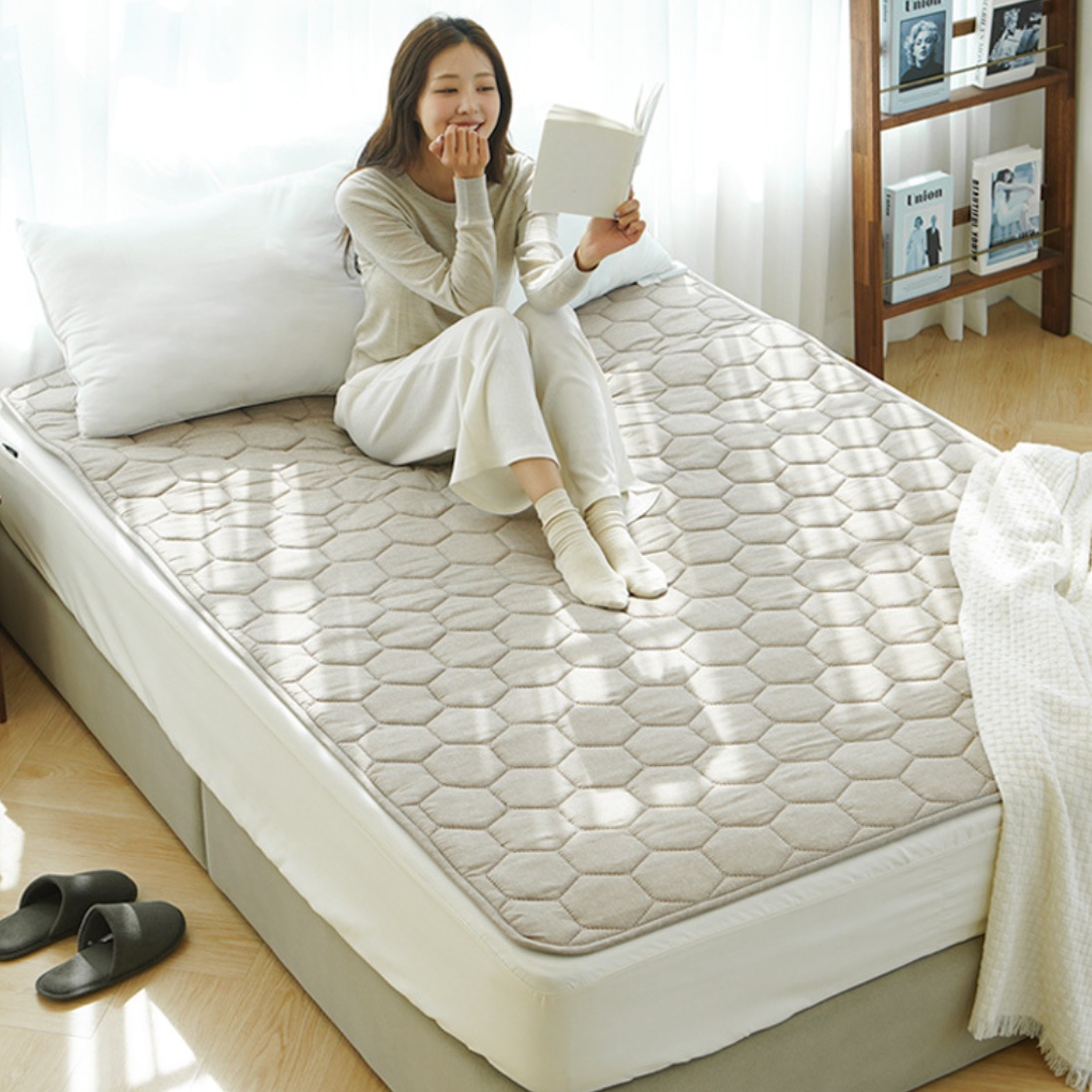 슬림형 전기 매트 퀸 사이즈 침대 온열 매트 탄소 매트