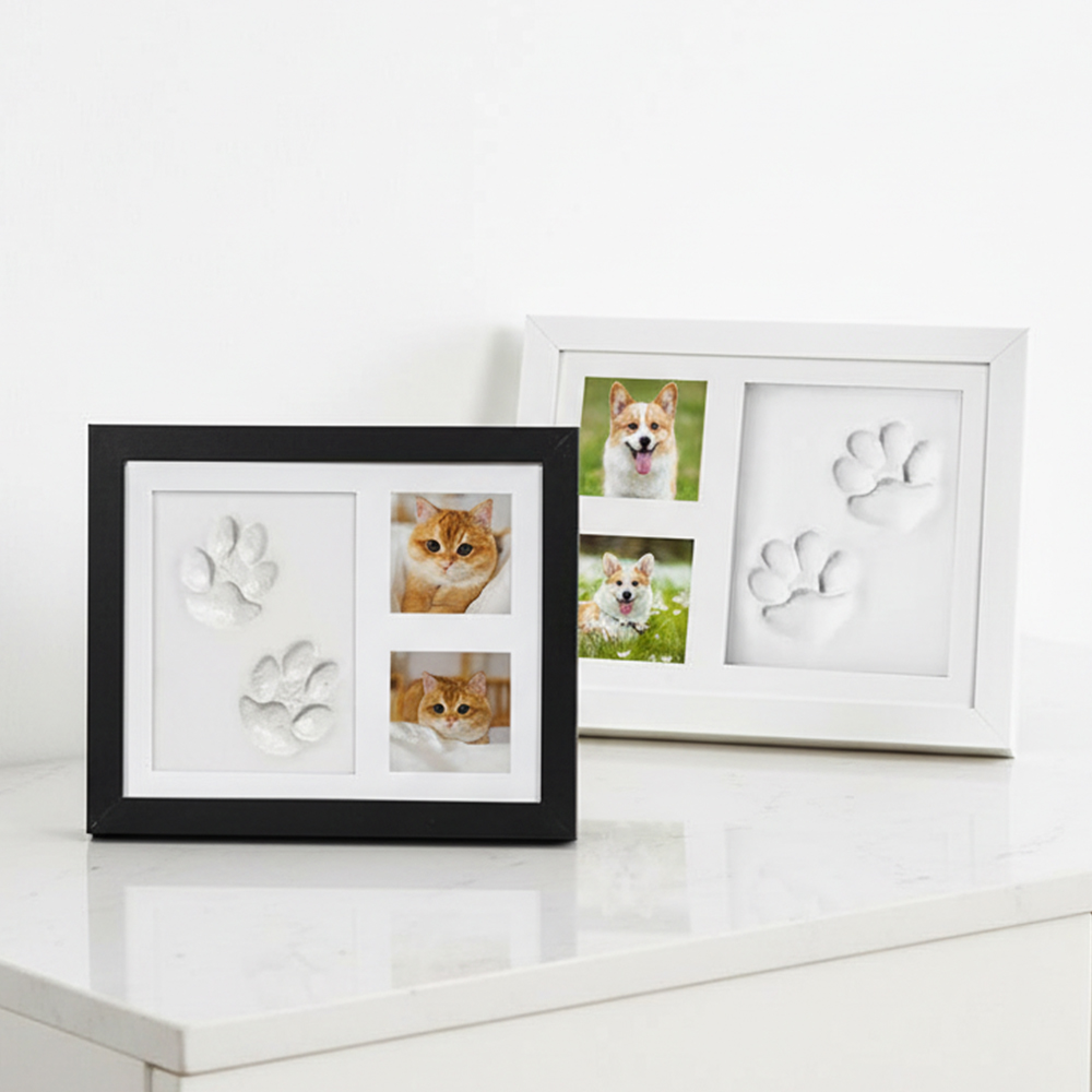 반려동물 셀프 발도장 액자 키트 강아지 고양이 출산 입양 선물 추모 발자국 제품 이미지