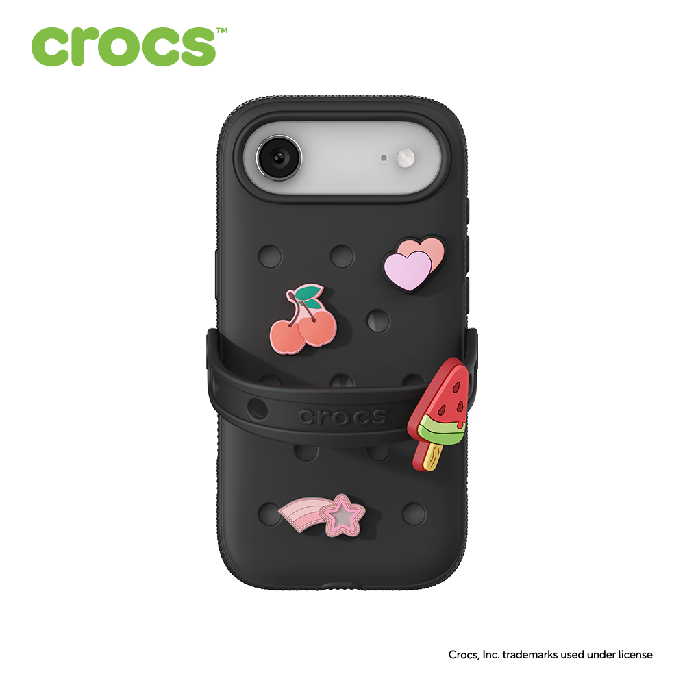 크록스 핸드폰 케이스 for iPhone Series 블랙, 아이폰 에어 - 상품 이미지