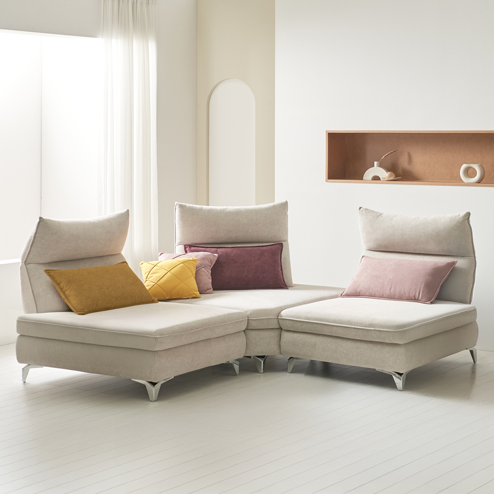 서광퍼니처 가이아 아쿠아텍스 패브릭 스윙 모듈 미니 코너 4인용 거실 소파 sk