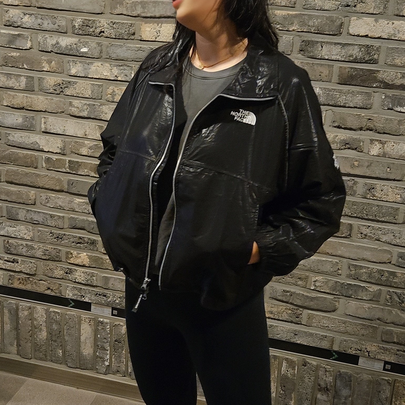 국내매장판 노스페이스 화이트라벨 우먼 노벨티 올레마 자켓 바람막이 NJ3BR82J