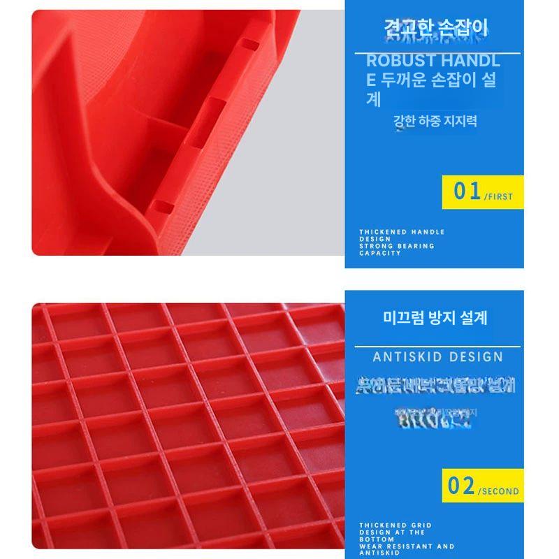 플라스틱 정리 박스 상자 창고 운송 다용도 대형 옷장 블루 1120 - 상세 이미지 3