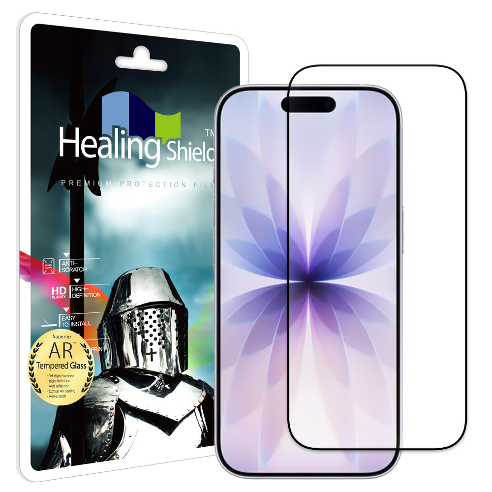 휴대폰 3D 풀커버 AR 고화질 강화유리 액정보호필름 아이폰17, 1매입