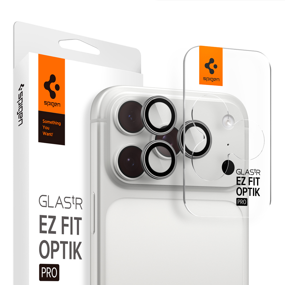 아이폰 강화유리 카메라 보호 필름 옵틱프로 아이폰17 프로 맥스 그레이, 2매입