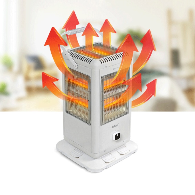 가정용전기히터 발터치형 5방향 전기난로 사무실난방기