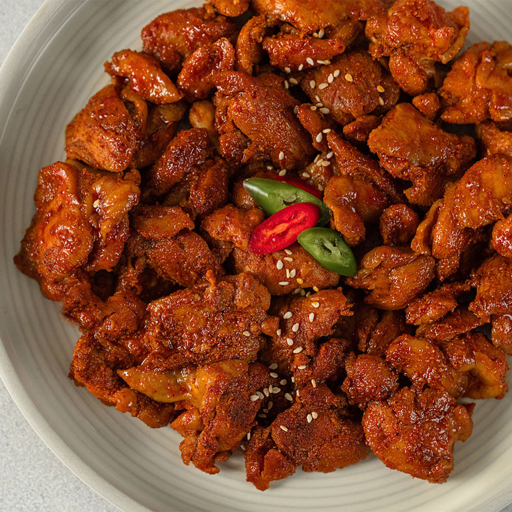 매콤 양념 닭갈비 간장 닭갈비 250g 반찬 간편식 야식 춘천닭갈비 - 상품 이미지