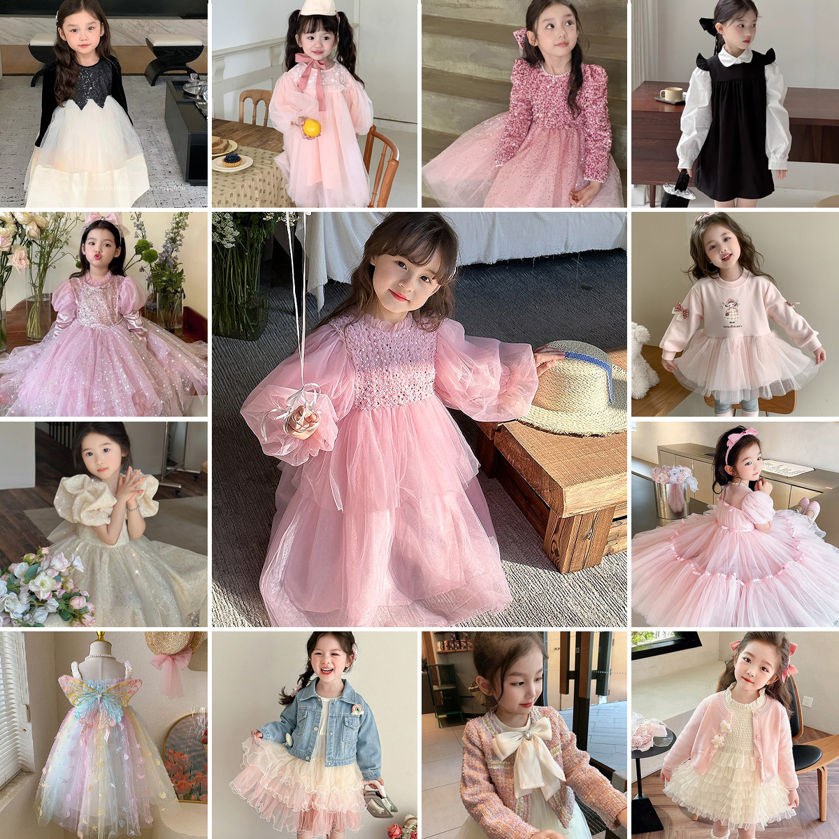 여아 원피스 아기 유아 원피스 키즈 공주 드레스 샤 가을 여아옷 돌 생일 파티 하객 촬영룩