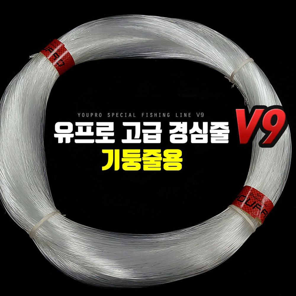 수제 심해 갈치 낚시 투명 자작 채비 기둥줄 줄 L202 V9 100m - 상세 이미지 2