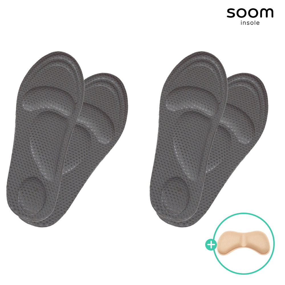 숨인솔4D 발편한 근저족막 평발 맞춤 깔창 2세트 - 상세 이미지 5