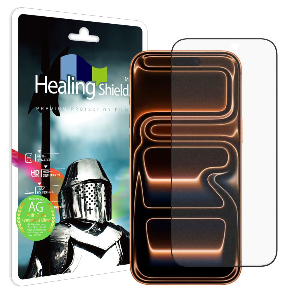 아이폰 저반사 강화유리 액정보호필름 아이폰17 프로, 1매입