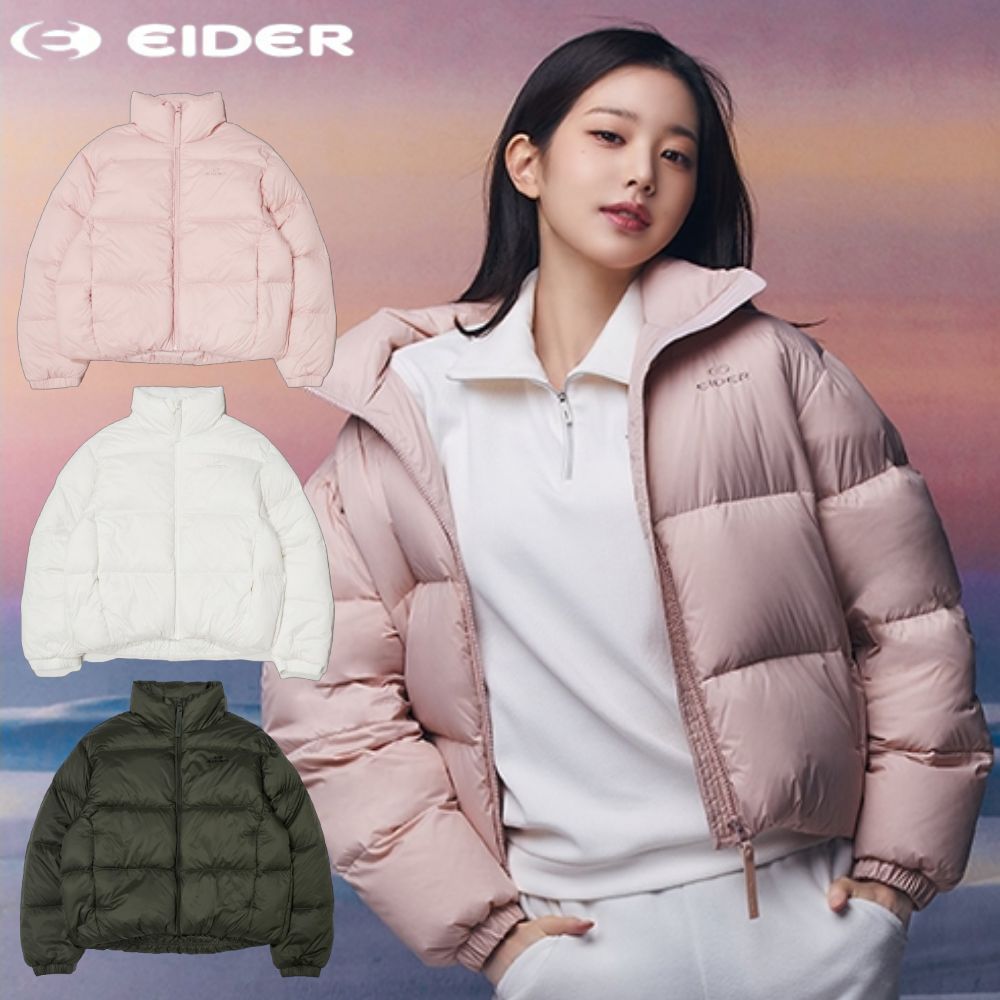 아이더 여성 숏 패딩 경량 구스 심플한 점퍼 푸퍼 다운