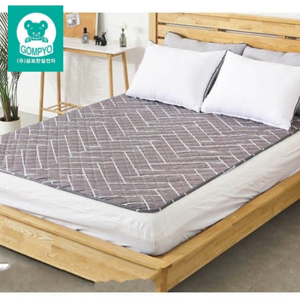 퀸 침대용 전기요 극세사 카본 전기요 2인 캠핑용 전기매트