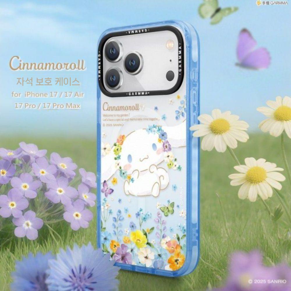 아이폰17 에어 프로 맥스 맥세이프 케이스 산리오 키티 투명 마그네틱 보호 커버 - 상세 이미지 5