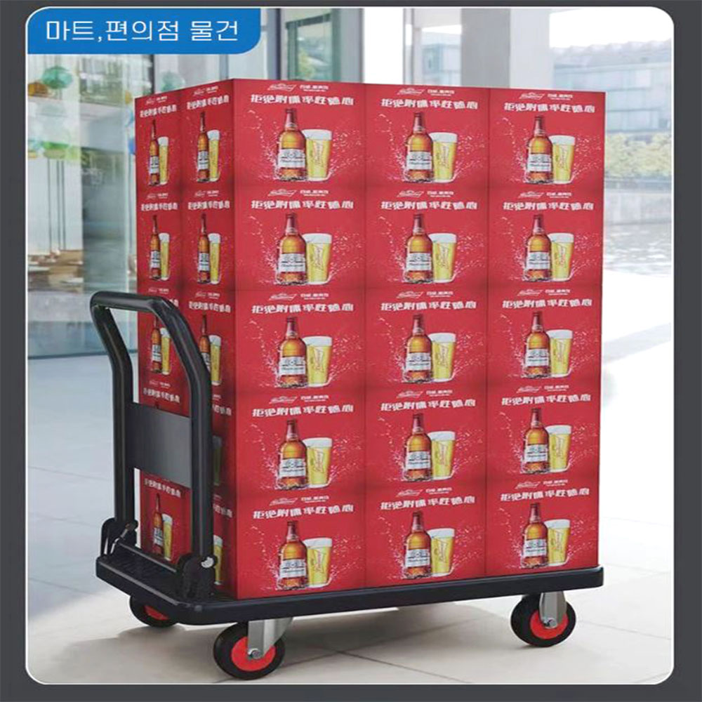 접이식 저소음 핸드카트 수하물 운반 구루마 - 상세 이미지 4