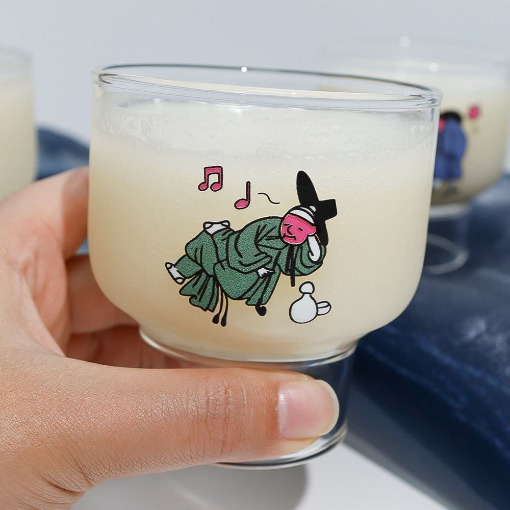 김홍도 변색 막걸리잔 동동주 조는선비 - 상세 이미지 3