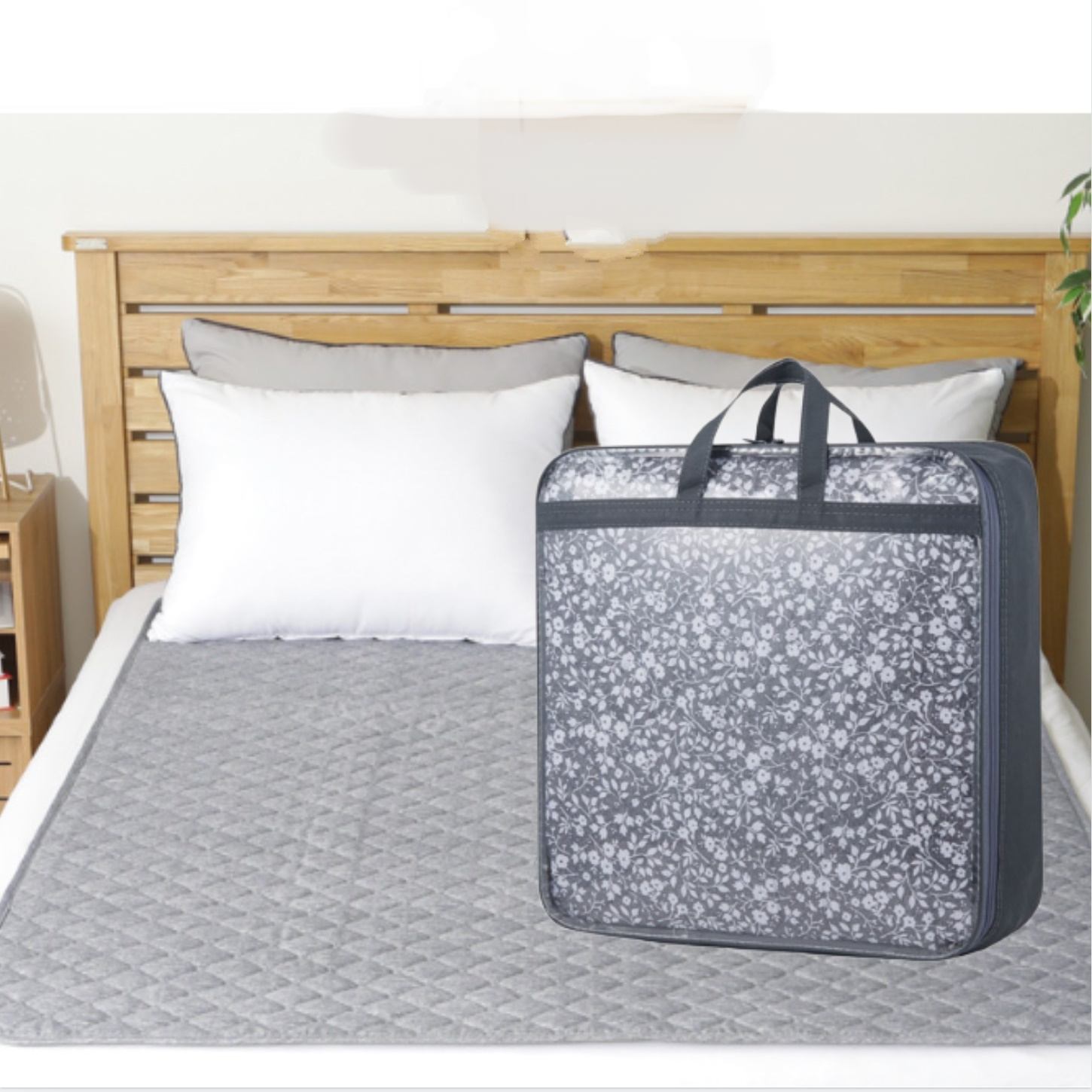 전자파없는 침대용 전기매트 카본 퀸 사이즈 전기매트