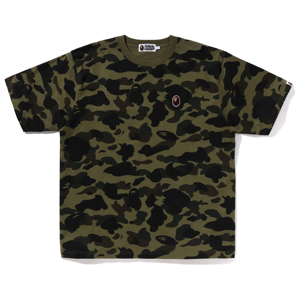 베이프 반팔티 1ST CAMO ONE POINT TEE 1K70-109-011 - 상품 이미지