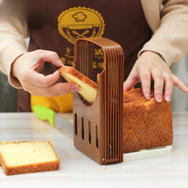 식빵슬라이서 빵 슬라이서 컷팅툴 토스트 컷팅기 두께조절 자르는 절단 커팅기 - 상세 이미지 2