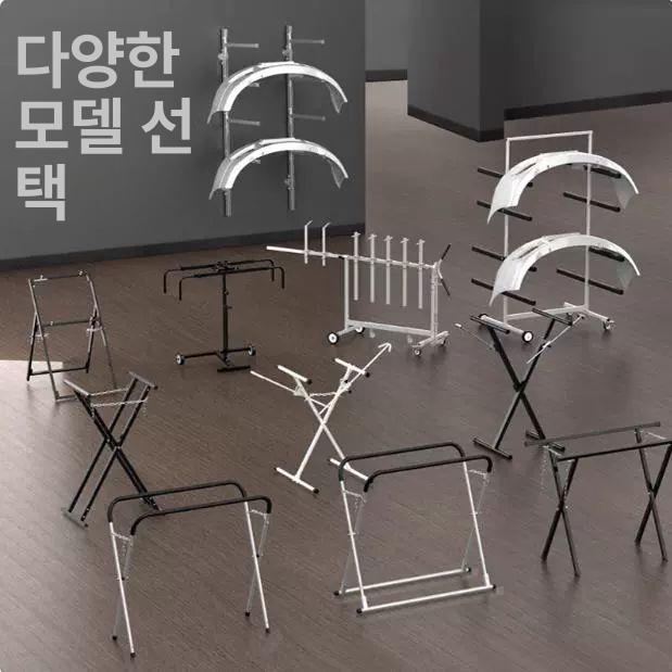 범퍼거치대 도장거치대 범버 회전식 범퍼랙 카센터 다기능 스프레이 랙 3개후크 - 상세 이미지 3